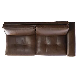 Nest Leather Right Arm Loveseat