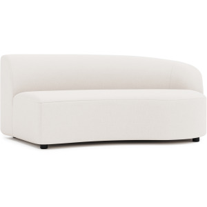 Plush Elle Fabric Right Arm Loveseat