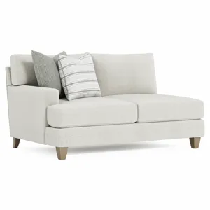 Mila Fabric Left Arm Loveseat