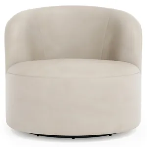 Elle Leather Swivel Chair