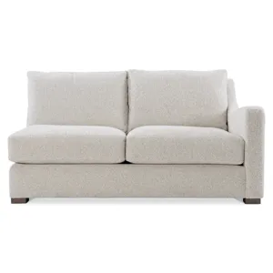 Plush Ventura Fabric Right Arm Loveseat