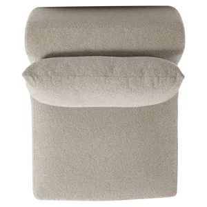 Plush Jules Fabric Armless Chair
