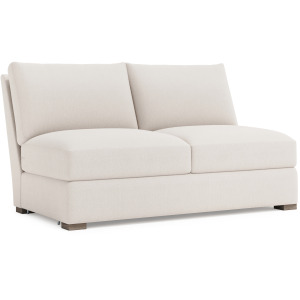 Ventura Fabric Armless Loveseat