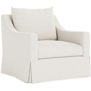 Plush Grace Fabric Swivel Chair