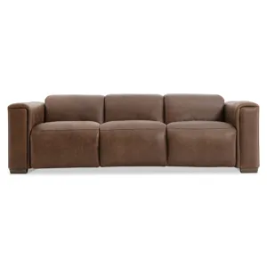 Billings Leather Power Motion Sofa
