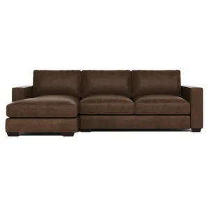 Dawkins Leather Sectional