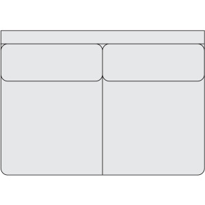 Signature Seating Fabric Armless Loveseat