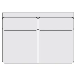 Signature Seating Fabric Armless Loveseat