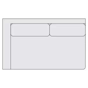 Signature Seating Fabric Left Arm Loveseat