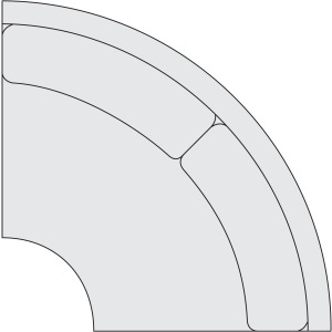 Signature Seating Fabric Wedge