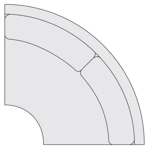 Signature Seating Fabric Wedge
