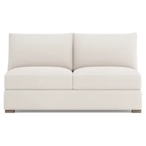 Ventura Fabric Armless Loveseat