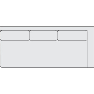 Signature Seating Fabric Right Arm Sofa