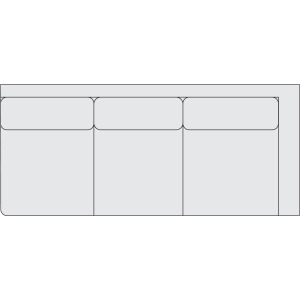 Signature Seating Fabric Right Arm Sofa