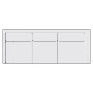 Signature Seating Fabric Left Arm Return Sofa