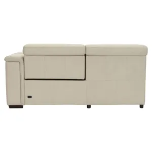 Lioni Leather Right Arm Power Motion Loveseat