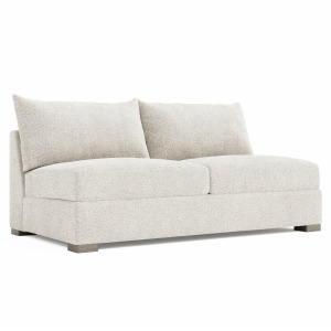 Helena Fabric Armless Loveseat