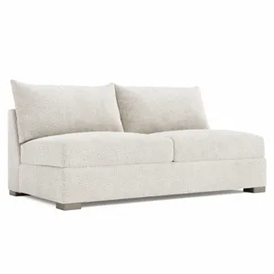 Helena Fabric Armless Loveseat