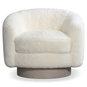 Camino Shearling Swivel Chair