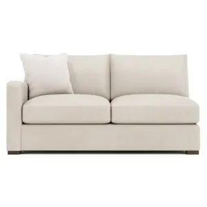 Ventura Leather Left Arm Loveseat