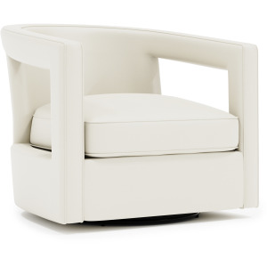 Alana Leather Swivel Chair