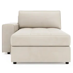 Nest Leather Left Arm Chaise
