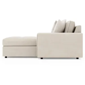 Nest Leather Right Arm Chaise