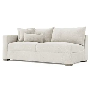 Helena Fabric Left Arm Loveseat