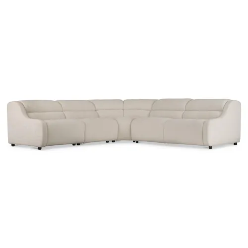 Gio Fabric 5 PC Power Motion Sectional