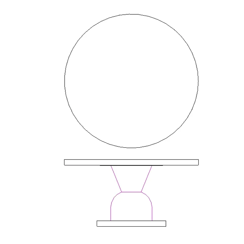 Solaria Dining Table Base