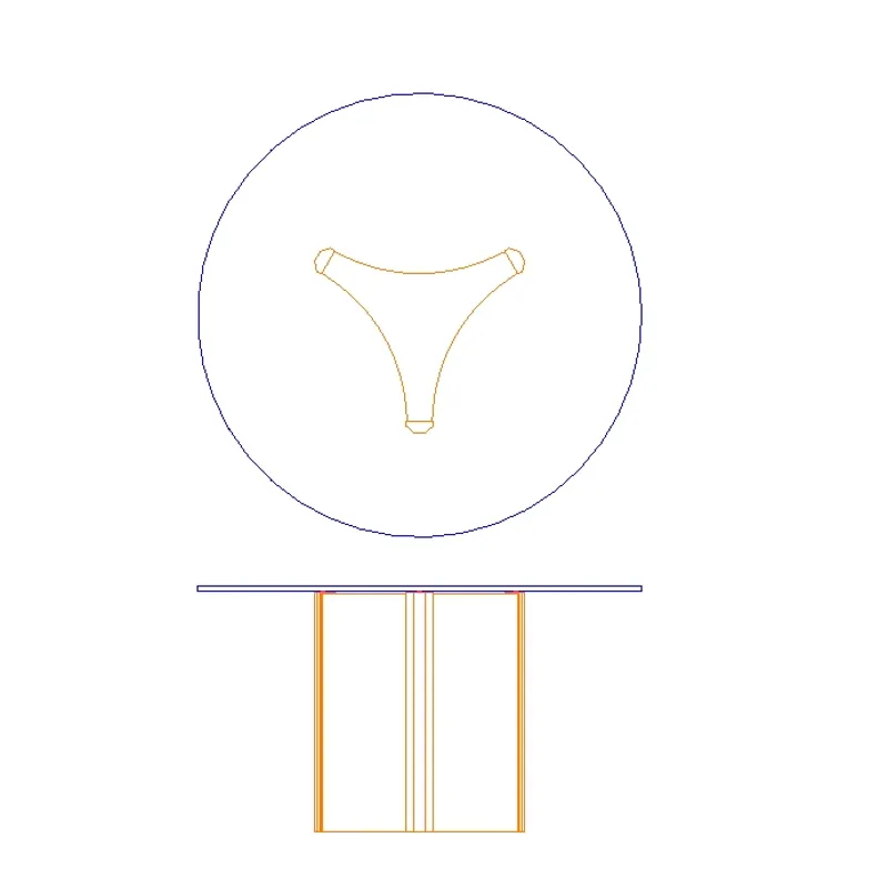 Abbott Dining Table Base