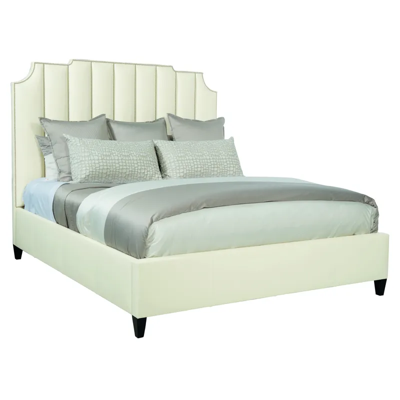 Upholstered Bed Program Bayonne Leather Panel Bed