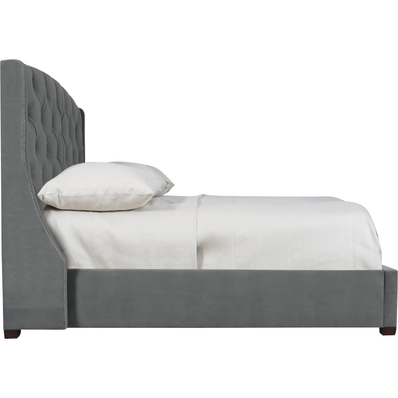 Upholstered Bed Program Jordan Fabric Shelter Bed NIS342167862 by