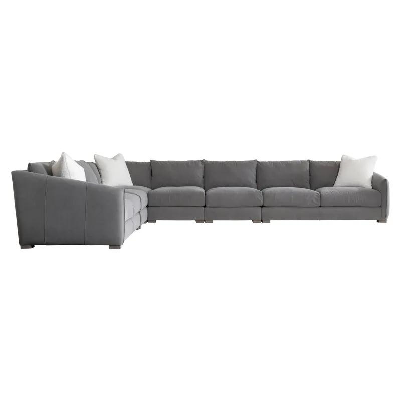 Demi Leather Sectional