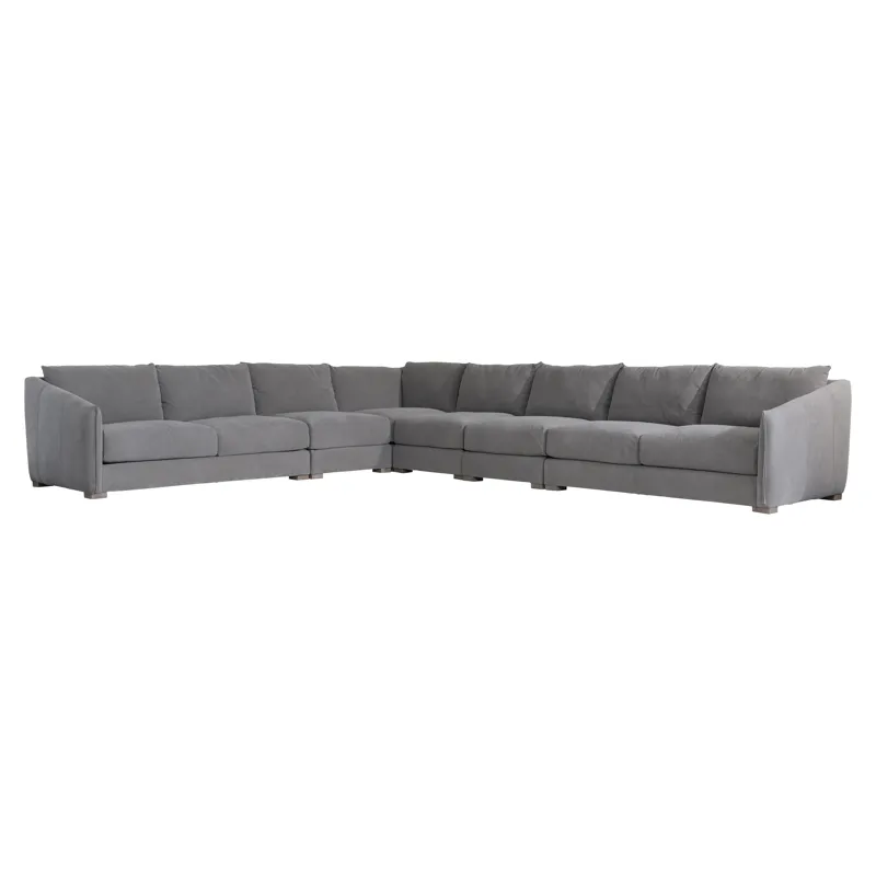 Demi Leather Sectional