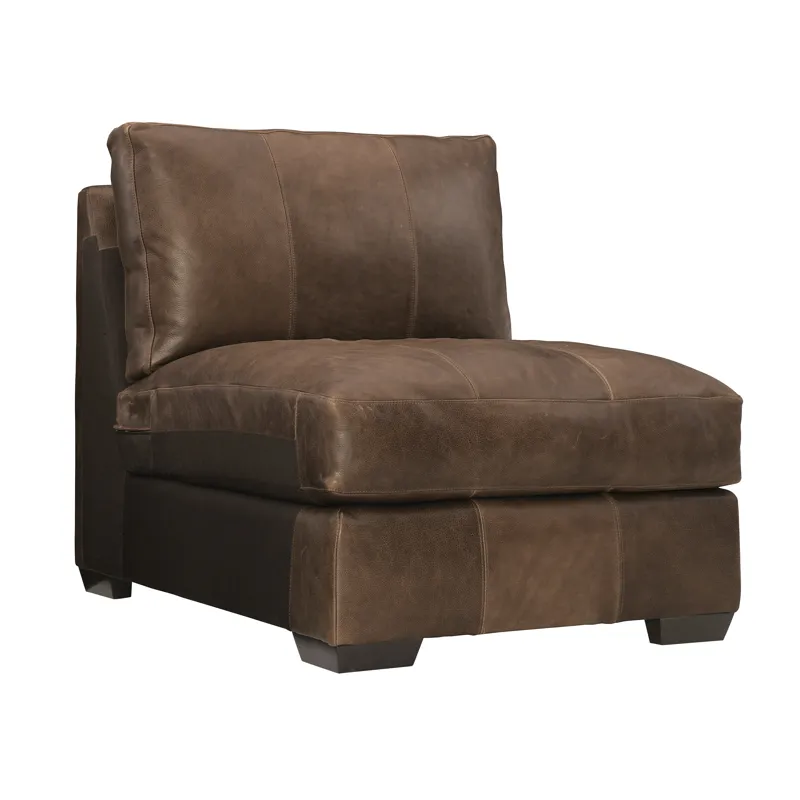 Dawkins Leather Armless Chair