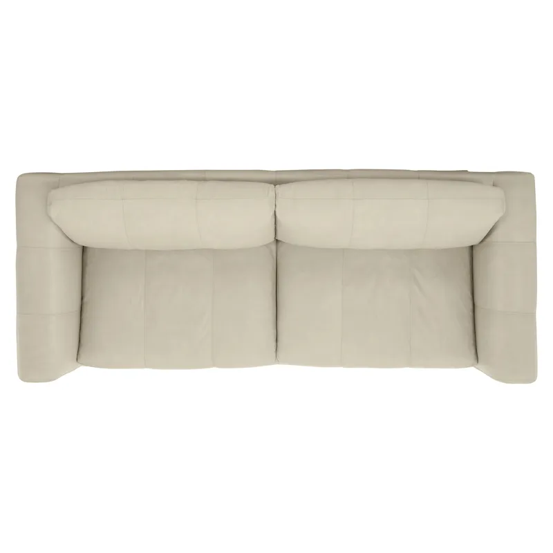 Plush Leather Remi Leather Sofa