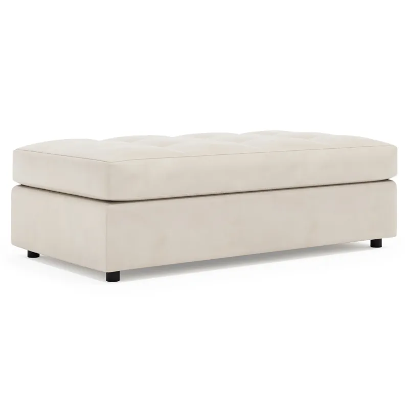 Nest Leather Ottoman