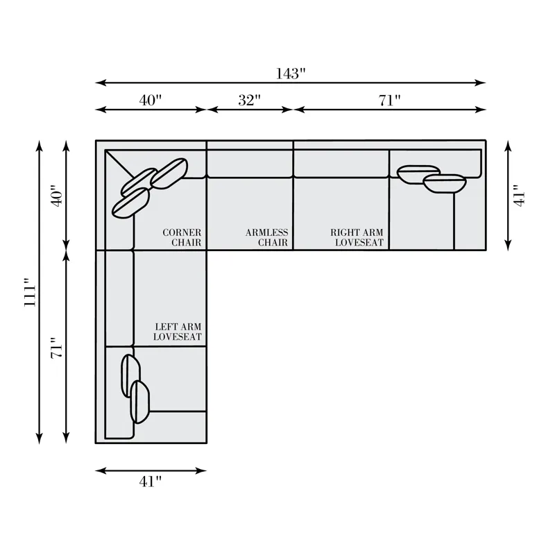 Serena Fabric Sectional