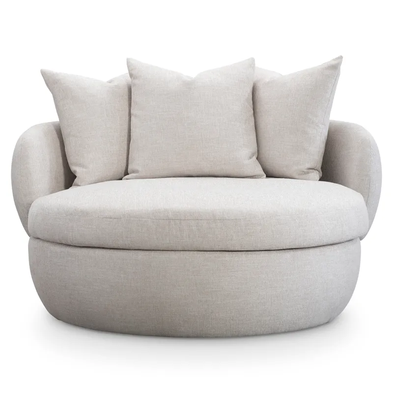 Ollie Fabric Swivel Chair
