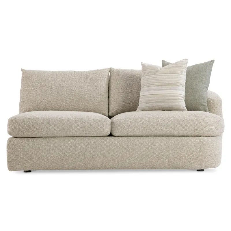 Plush Jules Fabric Right Arm Loveseat