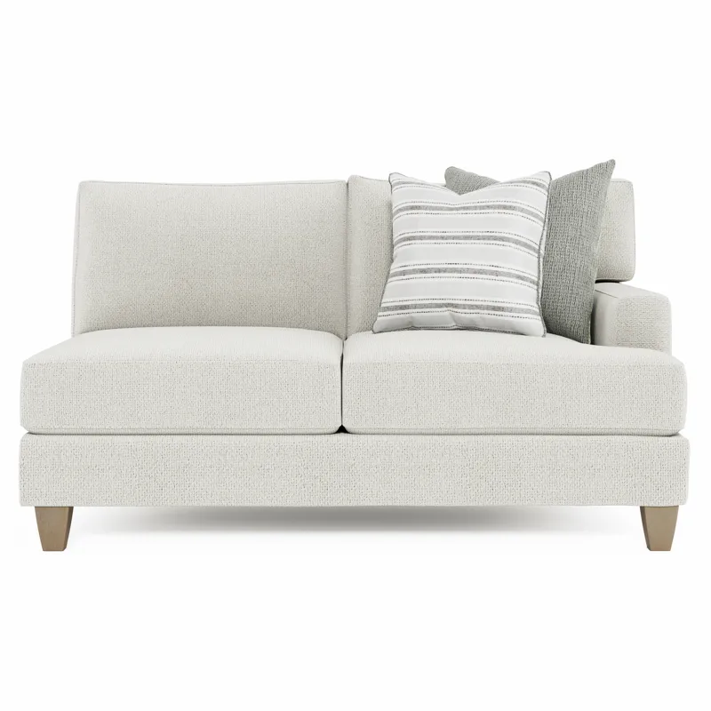 Mila Fabric Right Arm Loveseat