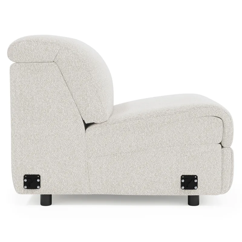 Massimo Fabric Armless Chair