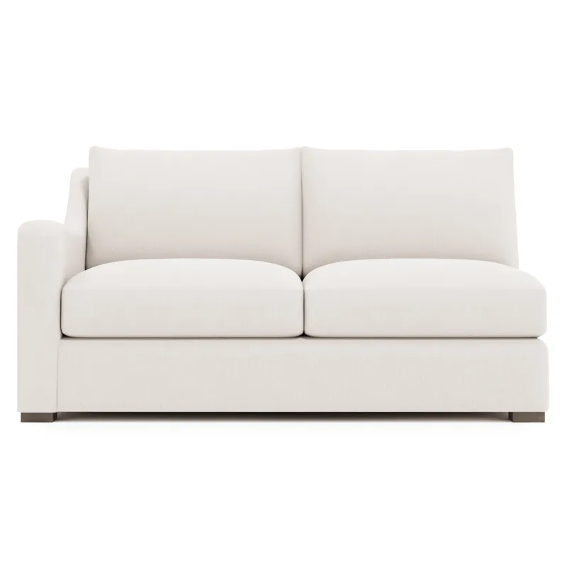 Ventura Fabric Left Arm Loveseat