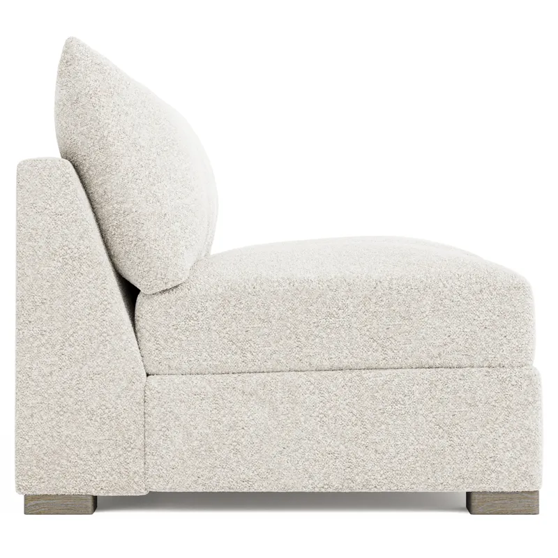 Helena Fabric Armless Loveseat