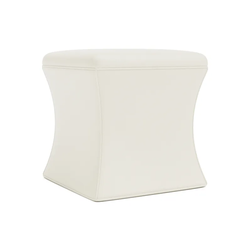 Roscoe Leather Ottoman