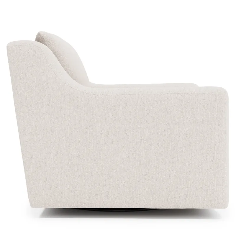 Plush Gabi Fabric Swivel Chair