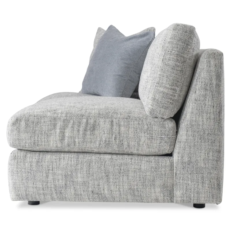 Plush Serena Fabric Left Arm Loveseat