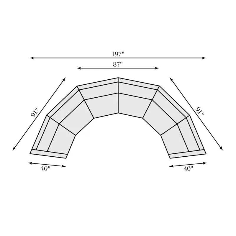 Soleil Fabric Sectional