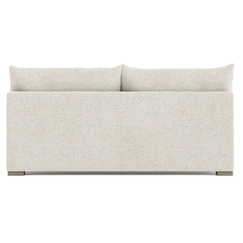 Helena Fabric Armless Loveseat